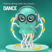 Magic Dancing Jellyfish Octopus, Automatic Induction Obstacle Avoidance Light and Music Toy, Ideal Birthday Gift