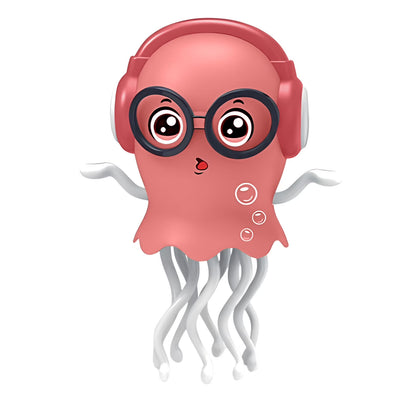 Magic Dancing Jellyfish Octopus, Automatic Induction Obstacle Avoidance Light and Music Toy, Ideal Birthday Gift