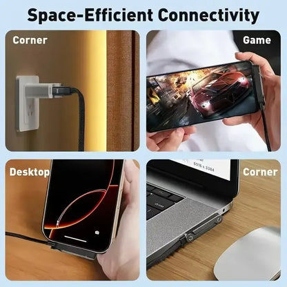 240W ( 2 In 1 Type C Fast Charging Cable+ Mobile Stand )