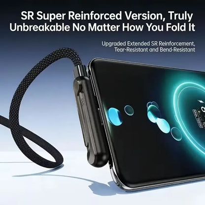 240W ( 2 In 1 Type C Fast Charging Cable+ Mobile Stand )